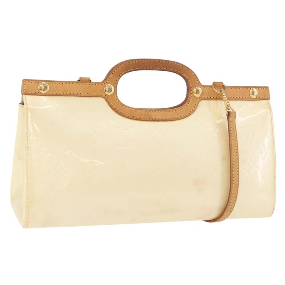 Louis Vuitton Monogram Vernis Roxbury Drive Handbag White